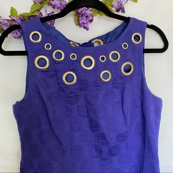 Just Taylor Purple Grommet Polka Dot Ribbon - Picture 9 of 11